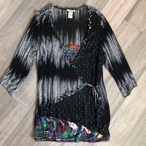 Alberto Makali sheer multi tunic